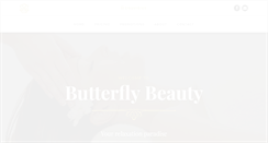 Desktop Screenshot of butterflybeautyayr.co.uk